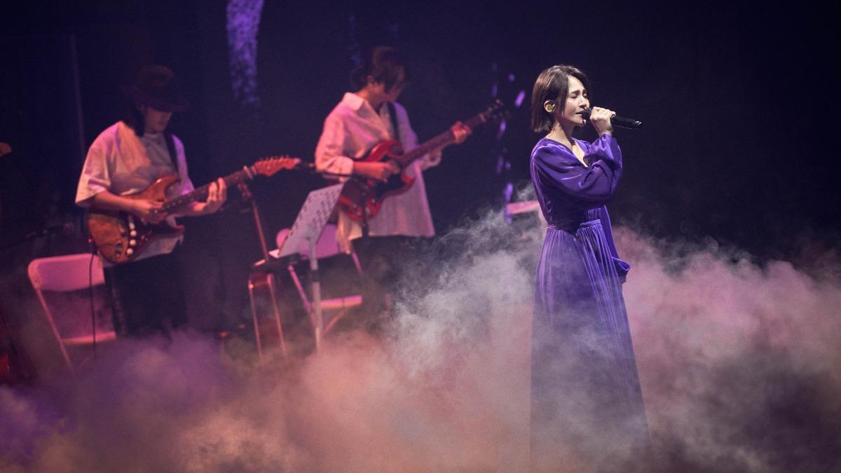 梁文音在演唱會時數度感動落淚。（圖／環球音樂提供）