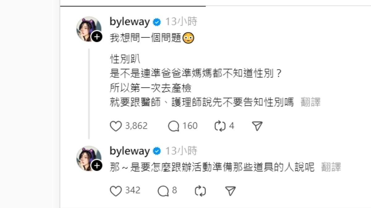 許允樂好奇發文。(圖/翻攝許允樂Threads)