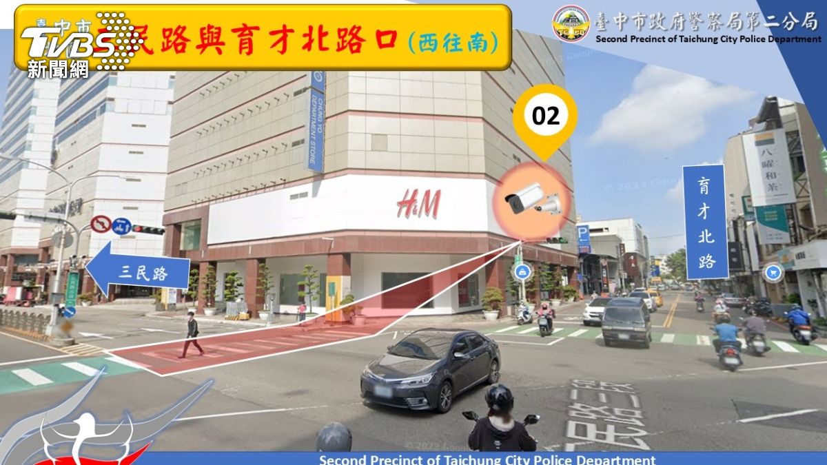 透過360度系統自動偵測,再由員警人工判定是否違規而開單舉發。(圖/TVBS)