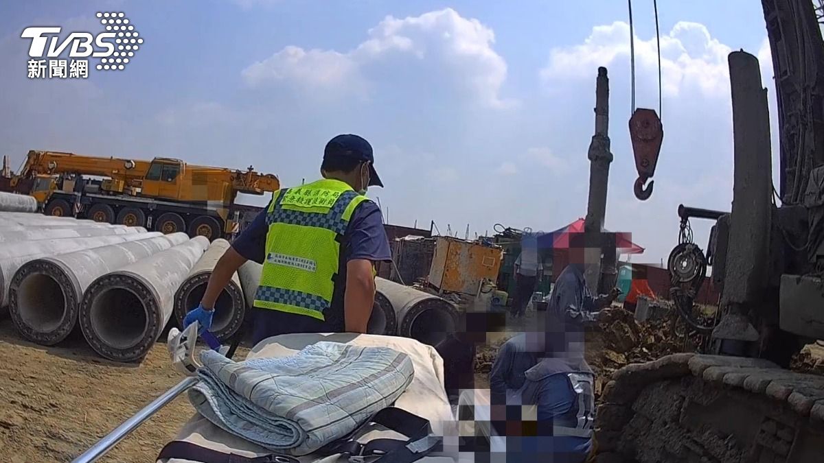 黃男送醫搶救仍宣告不治。（圖／TVBS）