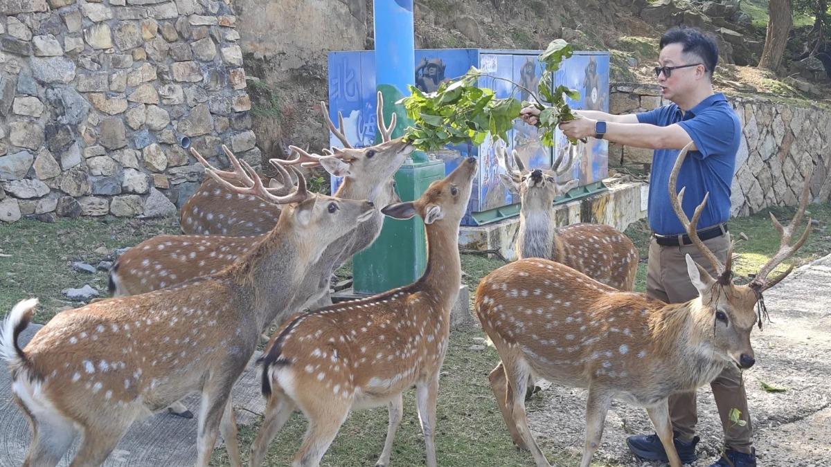 海基會秘書長羅文嘉參訪大坵島。（圖／海基會提供）