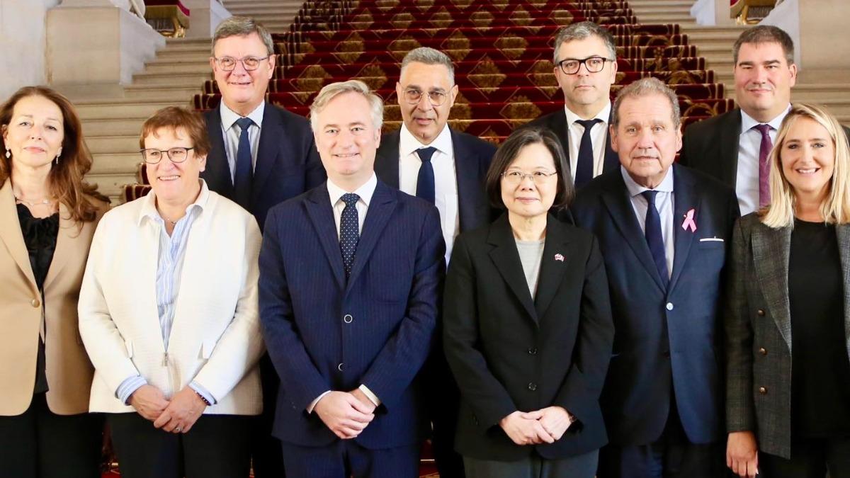 Tsai Ing-wen visits French Senate, highlights democracy (Tsai Ing-wen/FB) Tsai Ing-wen visits French Senate, highlights democracy