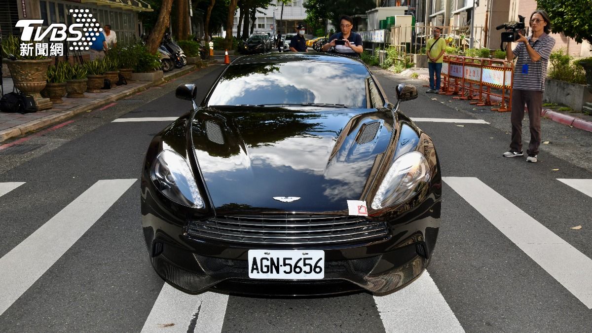 汪小菲的千萬ASTON MARTIN流標。（圖／胡瑞麒攝）