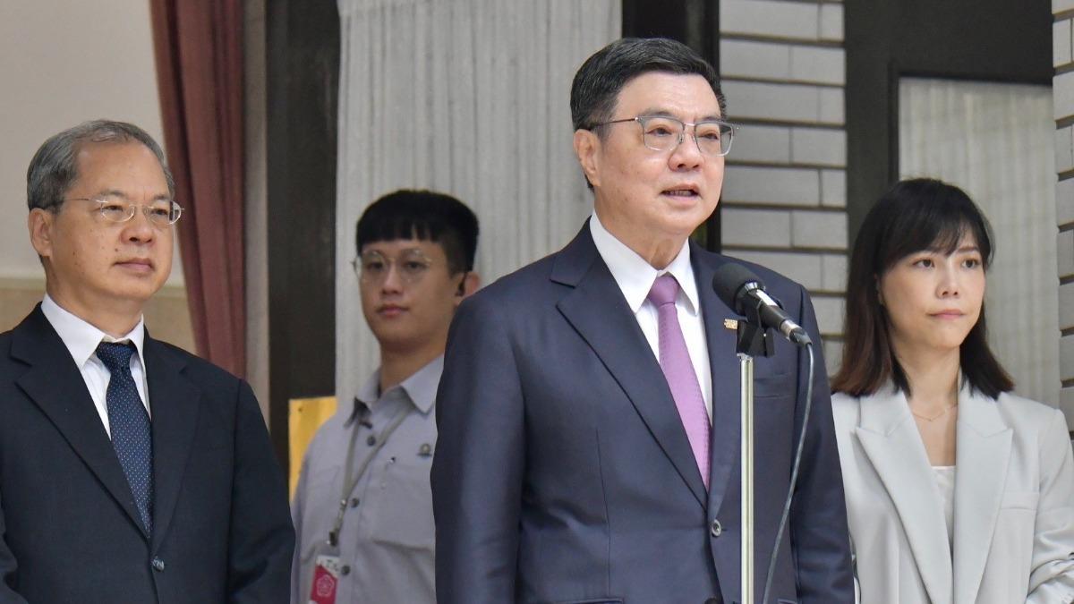 Premier backs Taiwan diplomats abroad (Courtesy of the Executive Yuan) Cho praises diplomatic staff amid South Africa tensions