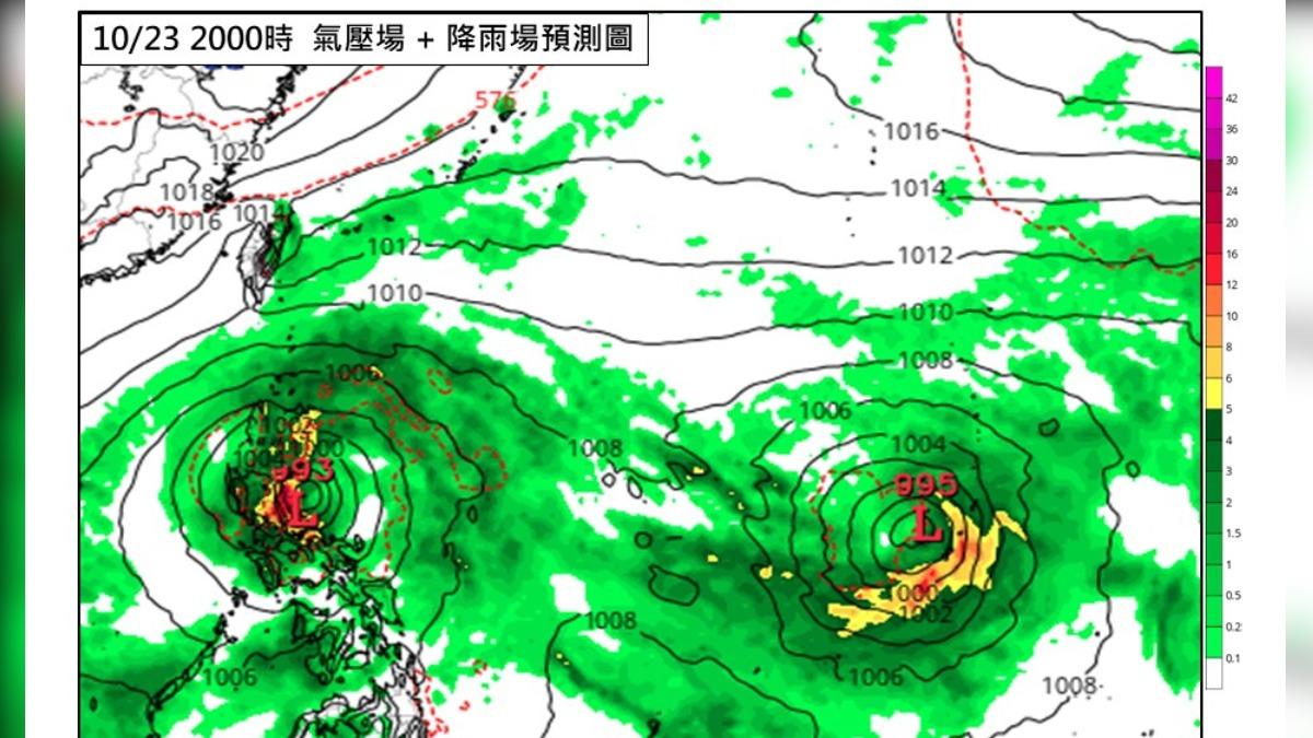 氣象專家林得恩表示，下週恐有熱帶性低氣壓或颱風生成。（圖／翻攝臉書粉專　林老師氣象站）