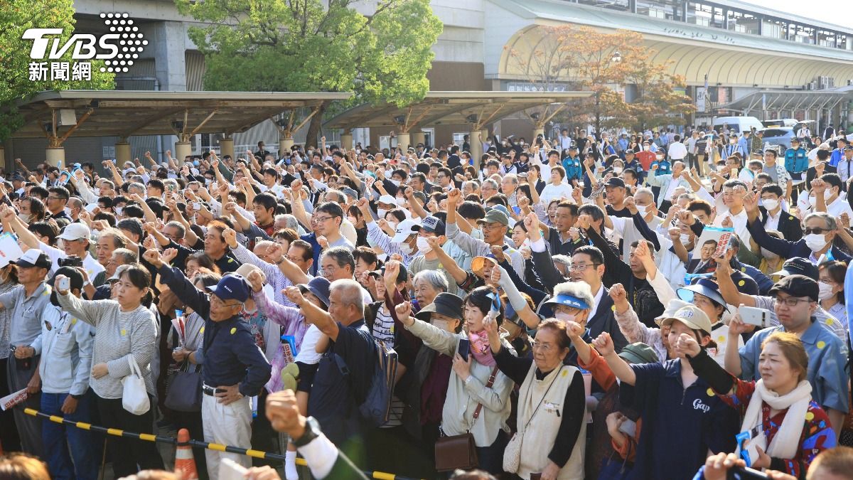 日本第50屆眾議院大選27日投開票。（圖／達志影像美聯社）