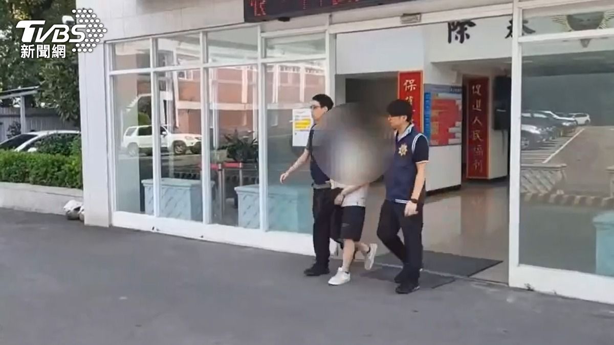 廖姓男子被警方移送法辦。（圖／TVBS）