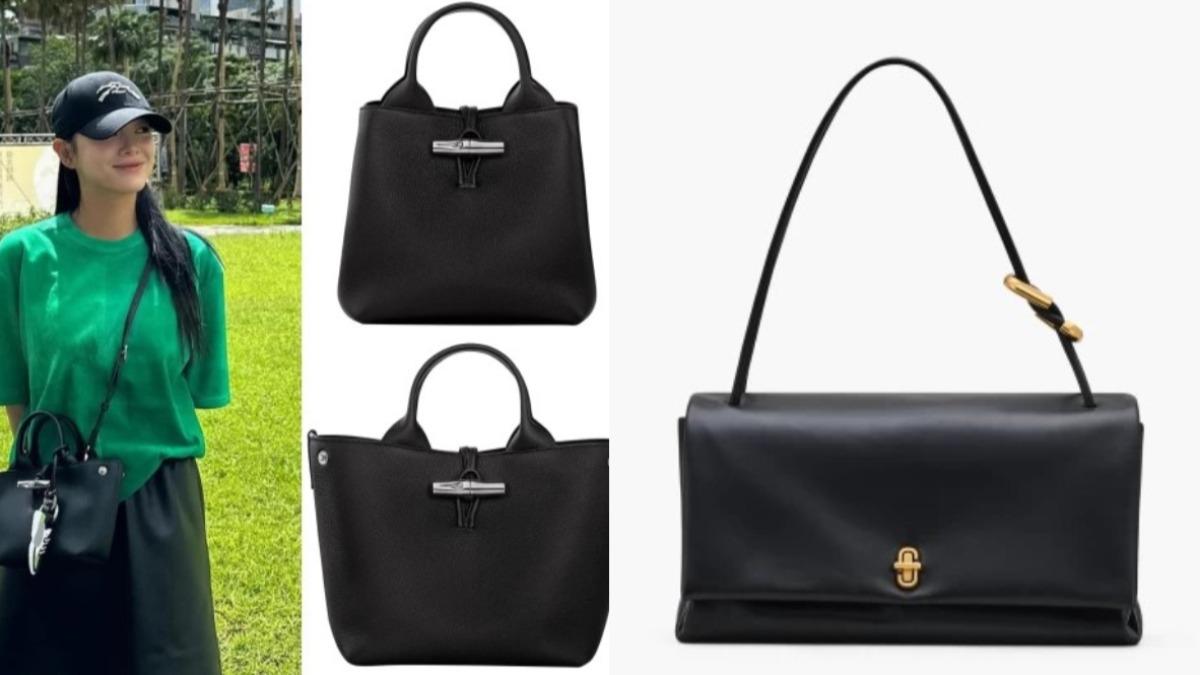 GenZ包包清單：Longchamp  Le Roseau及Marc jacobs THE DUAL。（圖／翻攝自Longchamp、Marc jacobs官網）