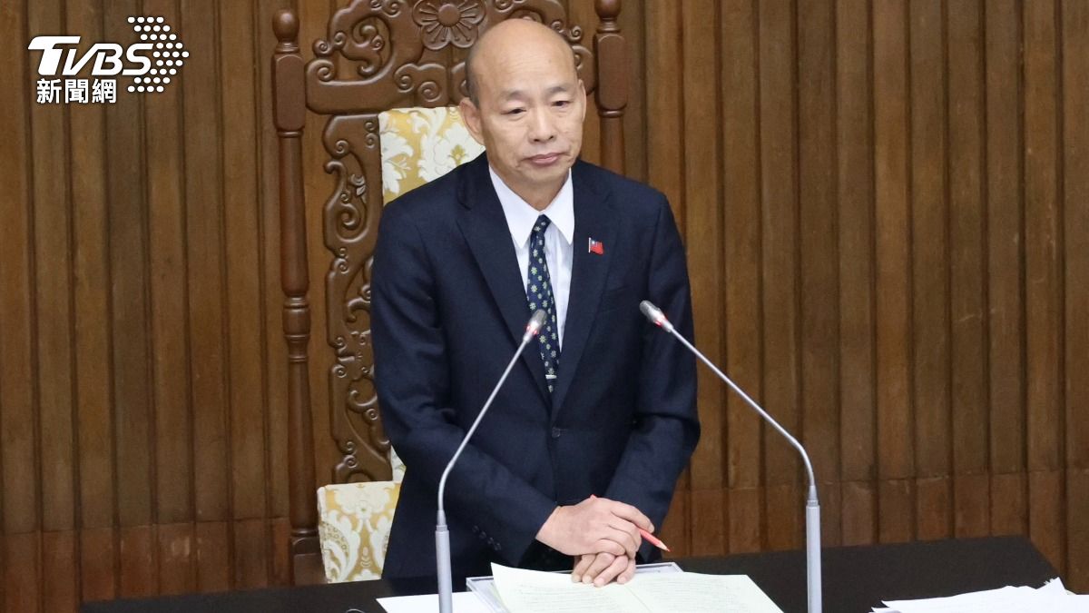 立法院長韓國瑜。（圖／潘建樺攝）