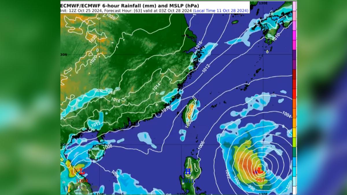 週末午後留意局部大雨，下週東北季風影響北台灣濕涼。（圖／翻攝天氣職人－吳聖宇）