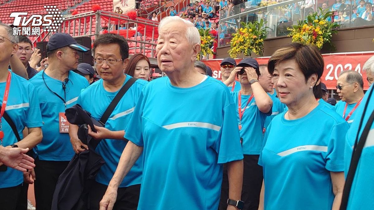 台積電創辦人張忠謀和張淑芬伉儷出席。（圖／中央社）