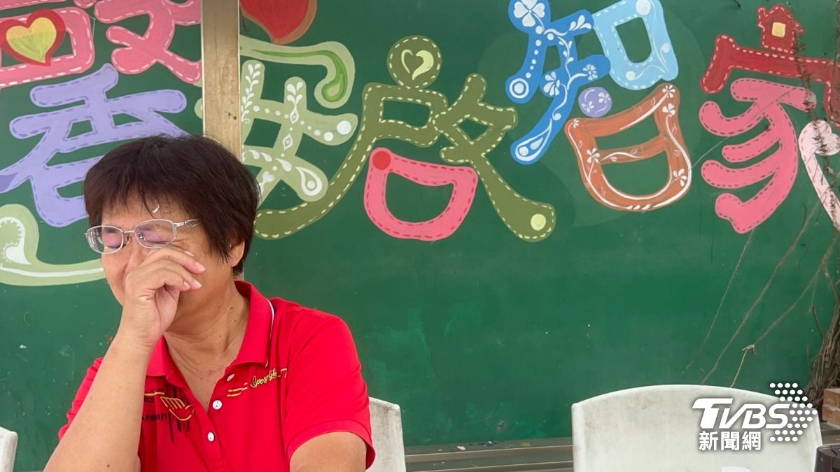 馨安社工江美羚談及幫助園友父子破冰的往事，不禁淚崩。（圖／林冠丞攝）