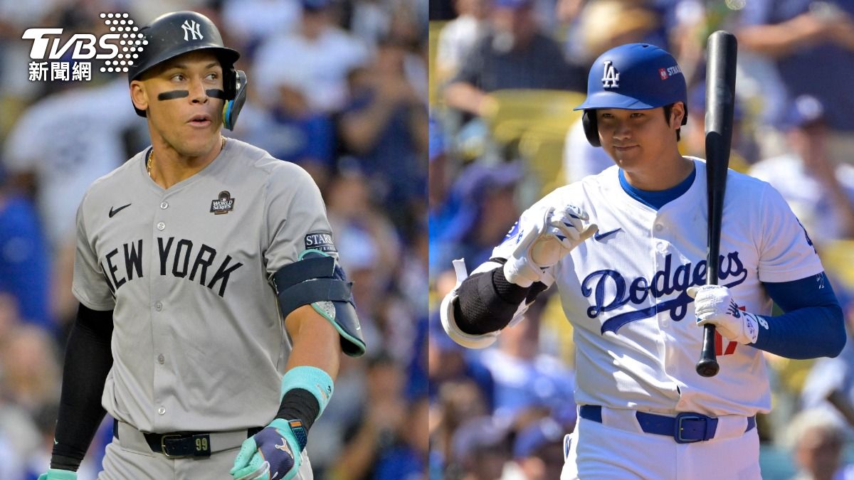 MLBPA球員票選賈吉、大谷翔平為美聯、國聯最佳球員。（圖／達志影像路透社）