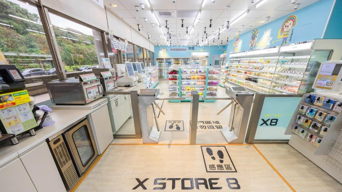 超商7-ELEVEN攜手工研院，在海洋大學進駐未來超商「X-STORE 8」。(圖／業者提供）