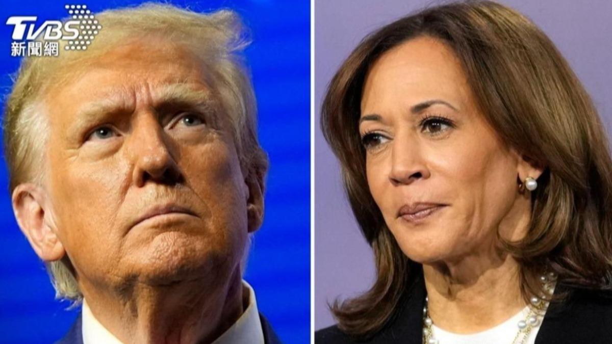 究竟賀錦麗（Kamala Harris）與川普（Donald Trump）誰更「友台」，是台灣民眾關注焦點。（圖／達志影像美聯社）