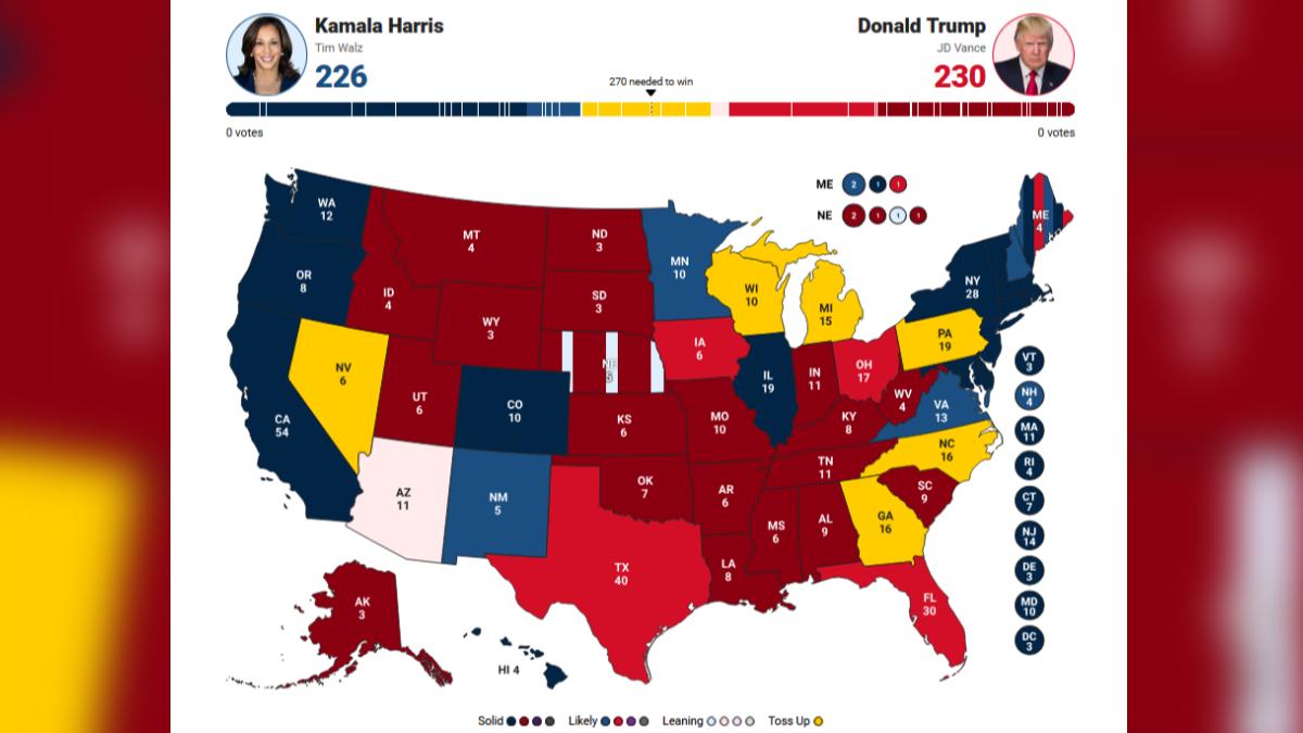 美國總統大選開票時間》各州開票時間、搖擺州開票順序一次看│TVBS新聞網