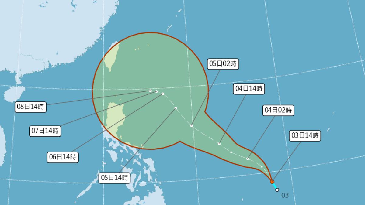 颱風-銀杏颱風-銀杏颱風動態-銀杏颱風路徑-最新颱風路徑-天氣-一週天氣