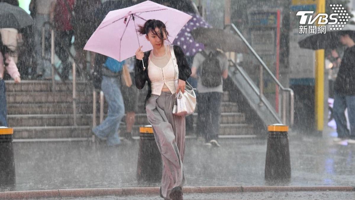 大雨特報。（資料圖／胡瑞麒攝）