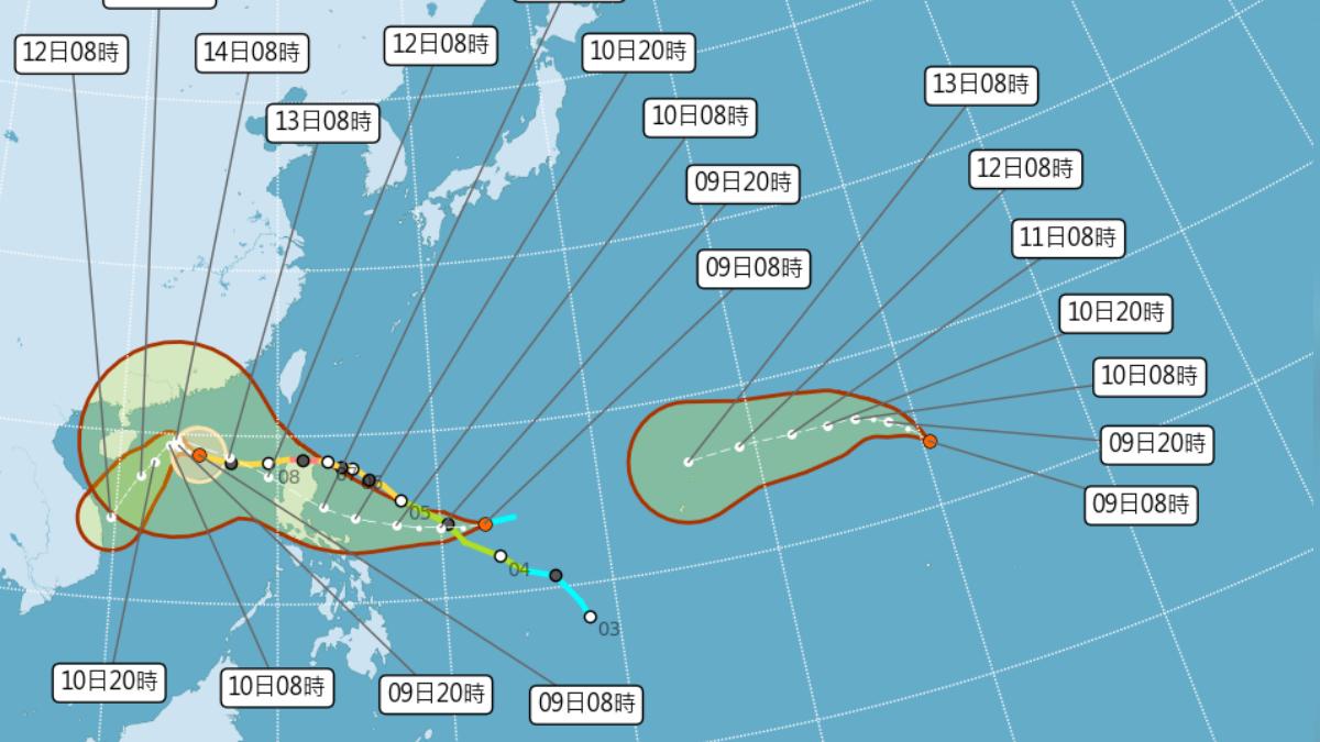 天氣／西北太平洋「熱低大混戰啟動」　氣象粉專曝來台灣機率