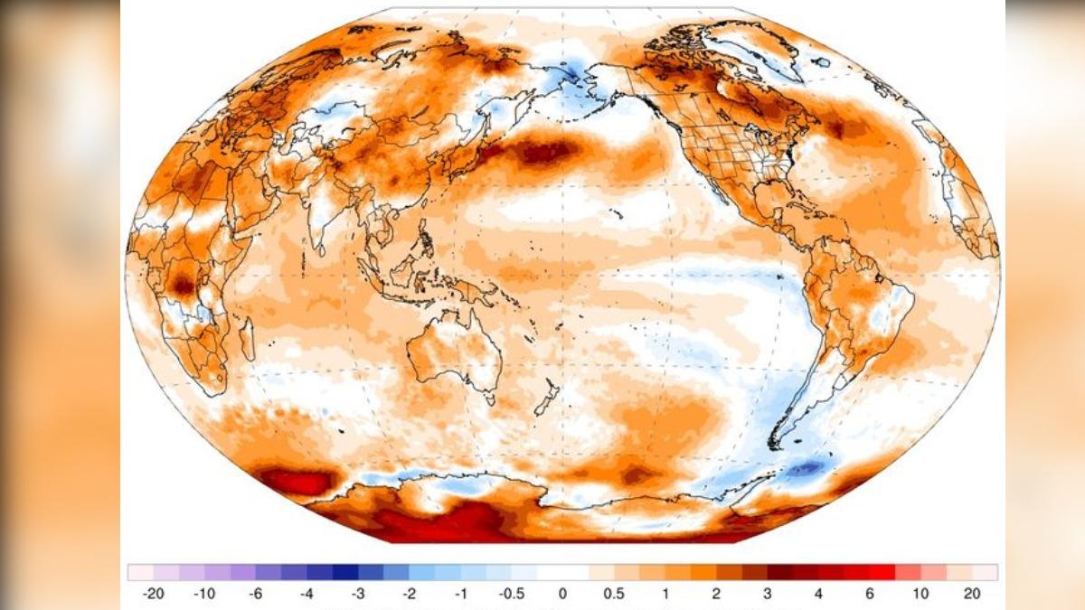 地球增溫超越1.5℃。（圖／翻攝自鄭明典臉書）