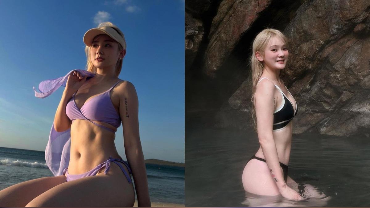 洗菜熱愛各種水上活動，並經常曬出美照大展好身材。（圖／翻攝自洗菜IG）