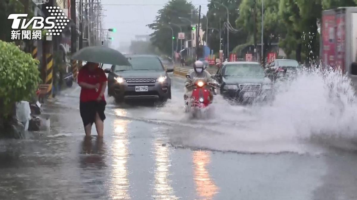 天兔為南部帶來雨勢。（示意圖／TVBS資料畫面）