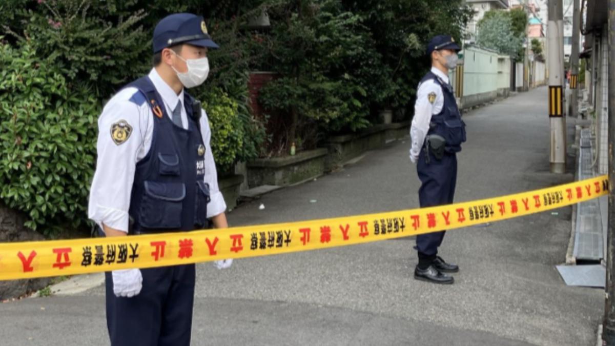 日本一間賓館發現男性遺體。（圖／翻攝自日本電視台）