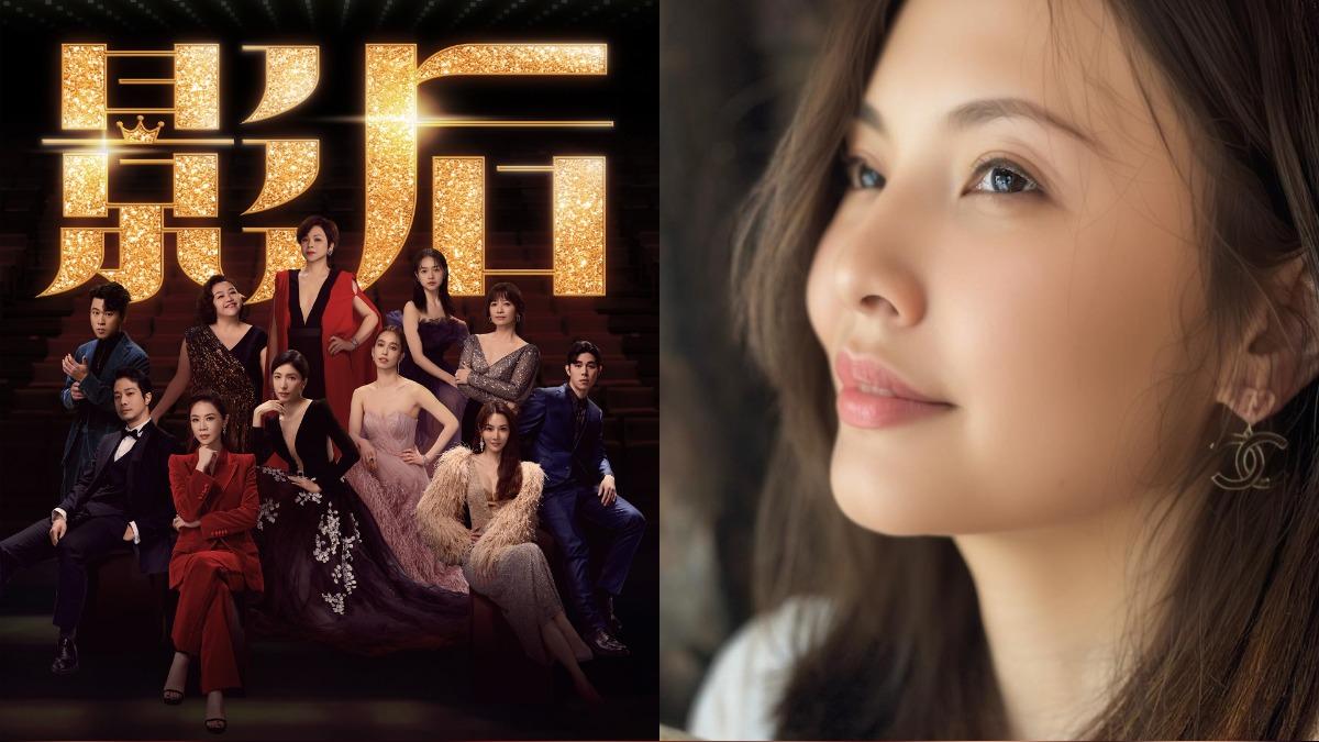 女星何如芸（右）看完Netflix影集《影后》後有感而發，表明想跟經紀人下跪。（組合圖／Netflix提供、翻攝自何如芸臉書）