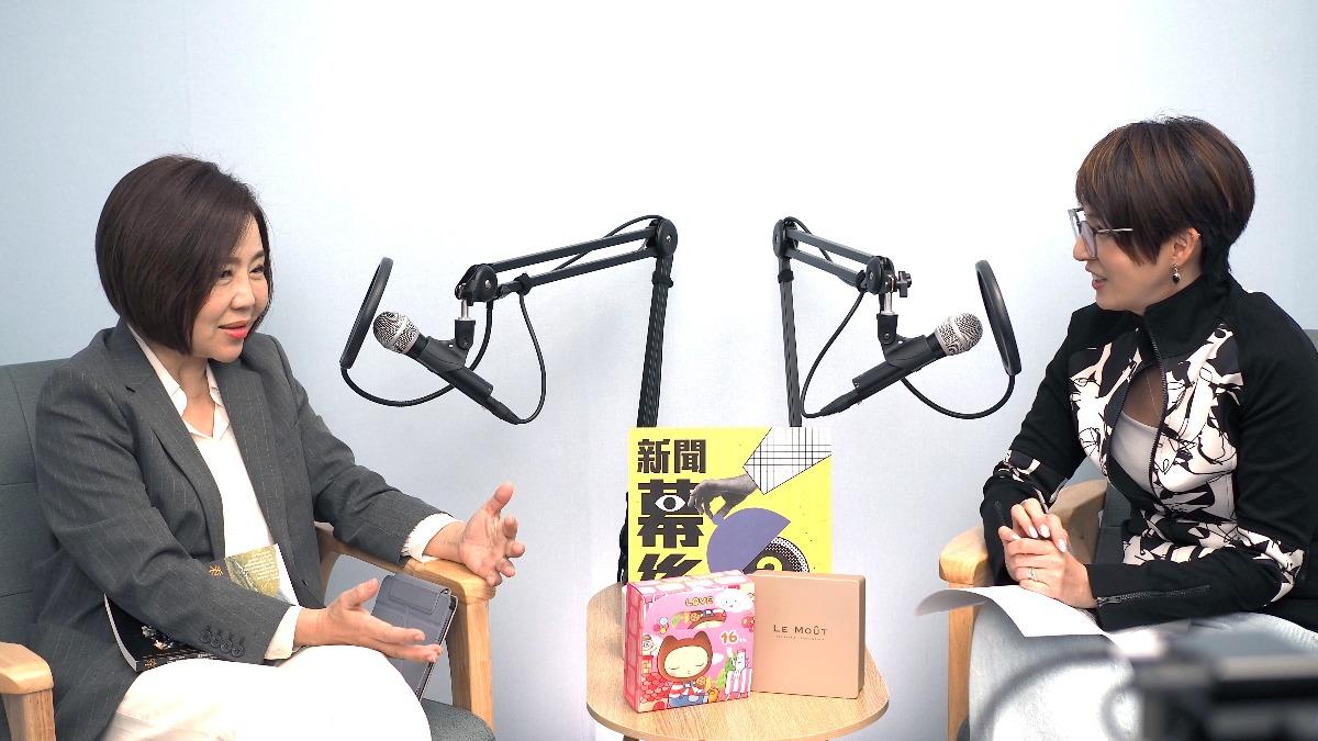 TVBS Podcast《新聞幕後》邀請于美人來分享做公益的故事。（圖／新聞幕後提供）