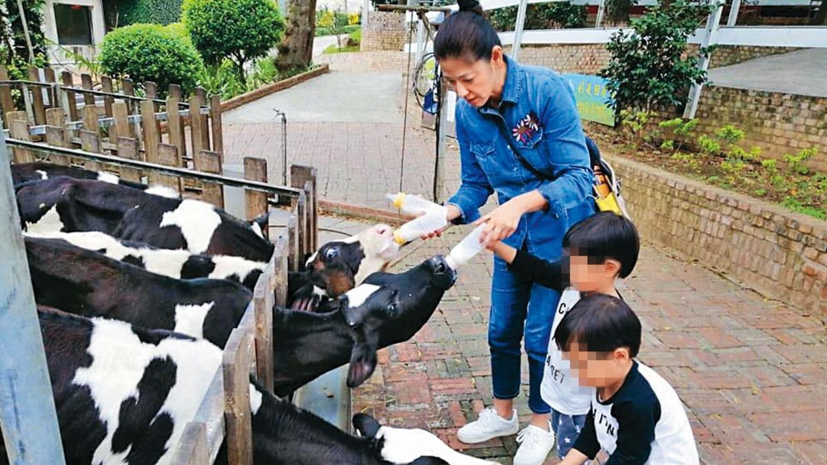 陳明真當媽媽後，有近10年時間都親力親為帶孩子。（圖／翻攝自陳明真臉書）