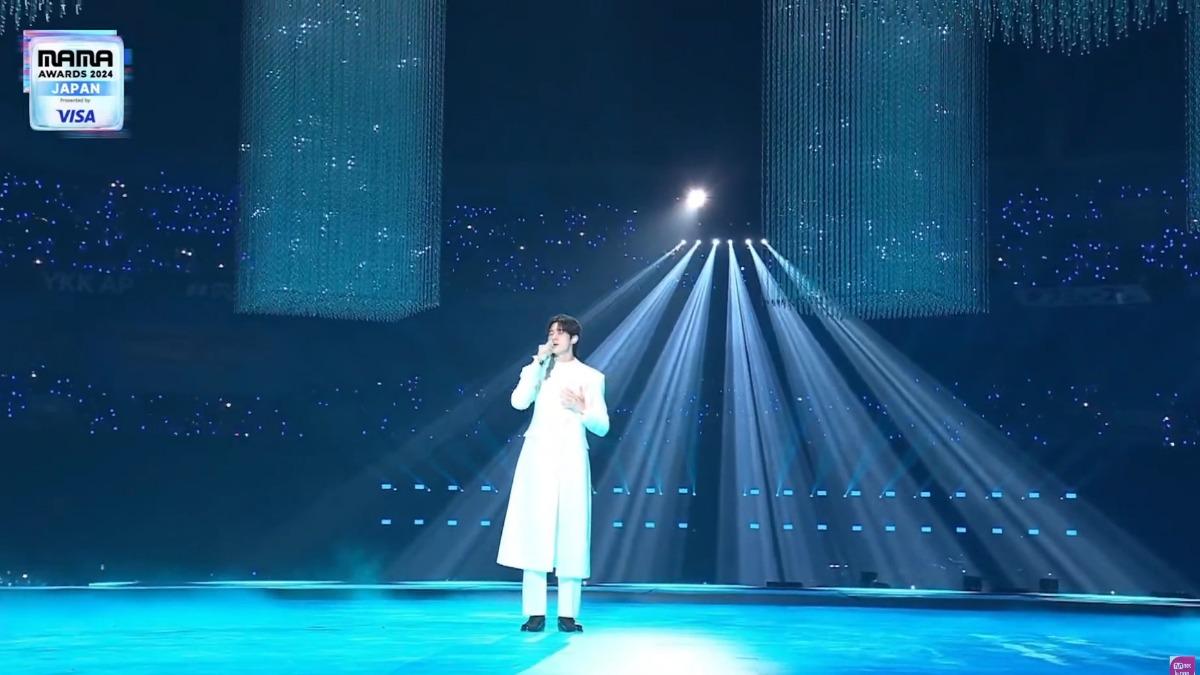 邊佑錫舞台讓許多劇迷直呼「善宰走入現實」。（圖／取自Mnet YT）