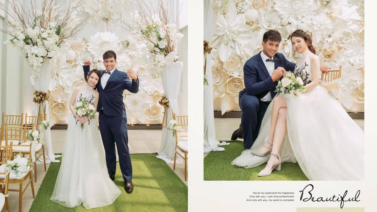 黃恩賜奪冠後結婚，可以說是喜上加喜。（圖／黃恩賜母親提供）