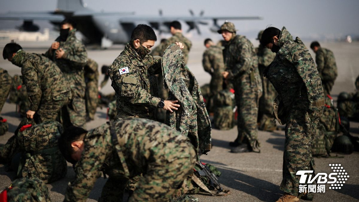 南韓向來以嚴格的兵役聞名。（圖／達志影像路透社）