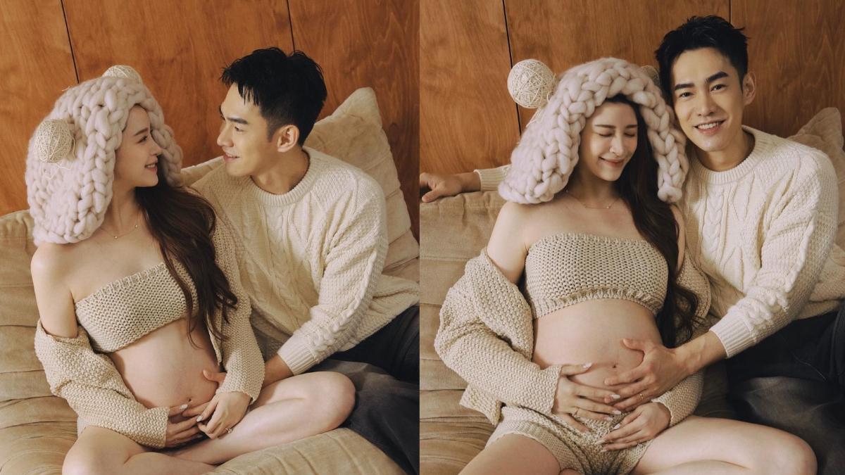 歐陽妮妮分享孕婦寫真。（圖／翻攝自歐陽妮妮IG）