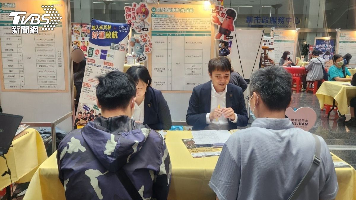 台中市徵才活動釋出超過1000個職缺。（圖／TVBS）