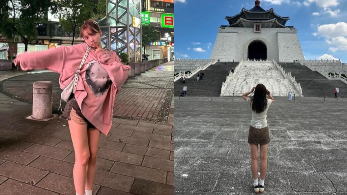 三上悠亞抽空到了東區、中正紀念堂等景點遊玩。（圖／翻攝自三上悠亞IG）