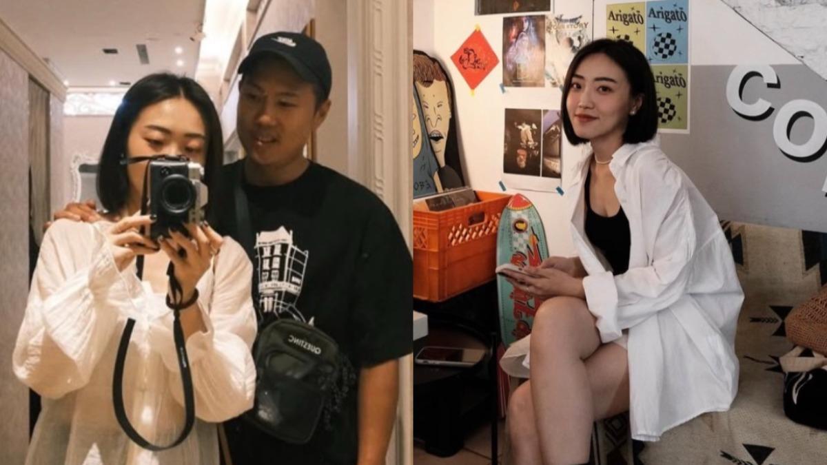 玖壹壹洋蔥驚爆和正妹女友登記結婚，正式升格人夫。（圖／翻攝自洋蔥、Stacey IG）
