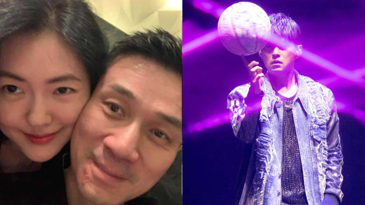 小S夫妻力挺周杰倫大巨蛋演唱會，不忘送上花籃支持。（圖／翻攝自小S臉書、杰威爾提供）
