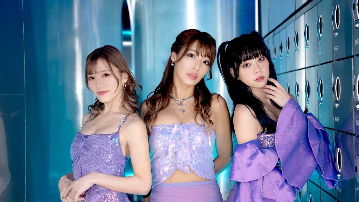 Sherbet女團（左起河路由希子、橋本梨菜、青山光）。（圖／TSE提供）