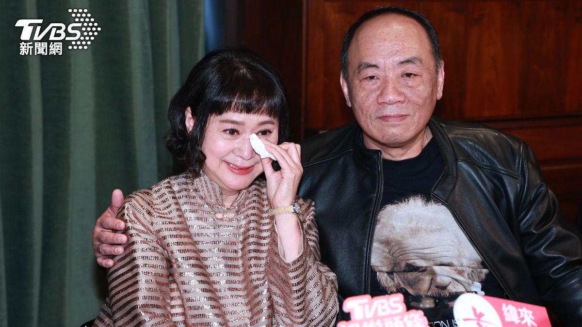 王月把亡夫李國修的情感投射在王自強（右）身上。（圖／黃城碩攝）