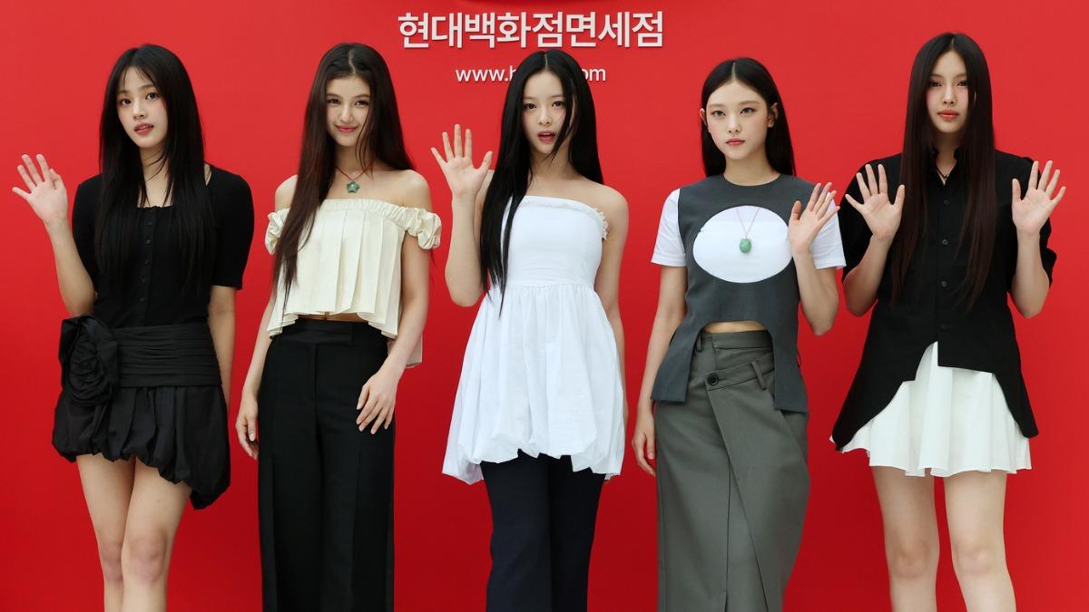 NewJeans去年11月單方面宣布與所屬公司ADOR解約。（圖／news1提供）