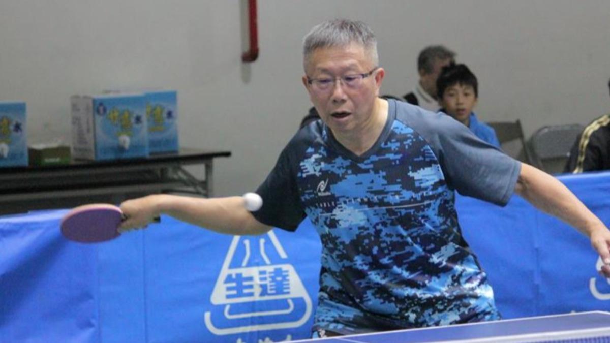 生達盃場上出現「乒乓柯P」。（圖／生達集團）