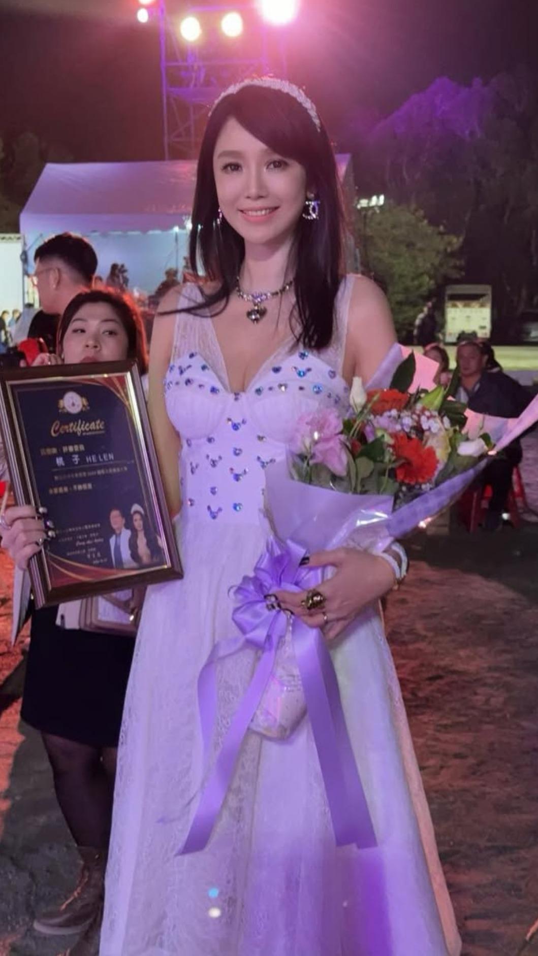 海倫清桃擔任2024台越選美評審和頒獎人。（圖／法鬥文創提供）
