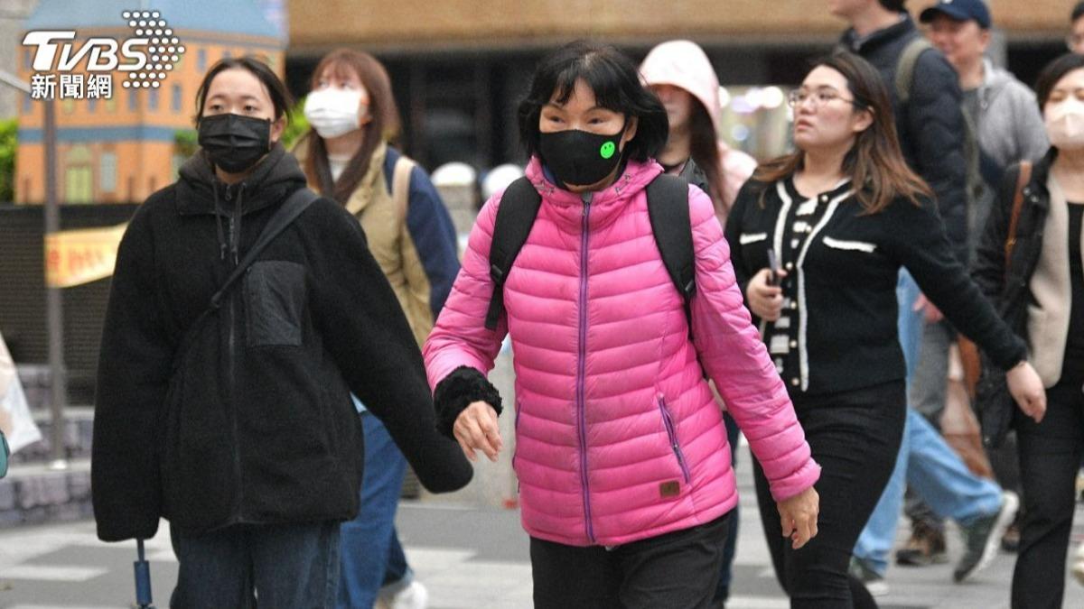 冷氣團來襲，全台低溫壟罩。（圖／TVBS）