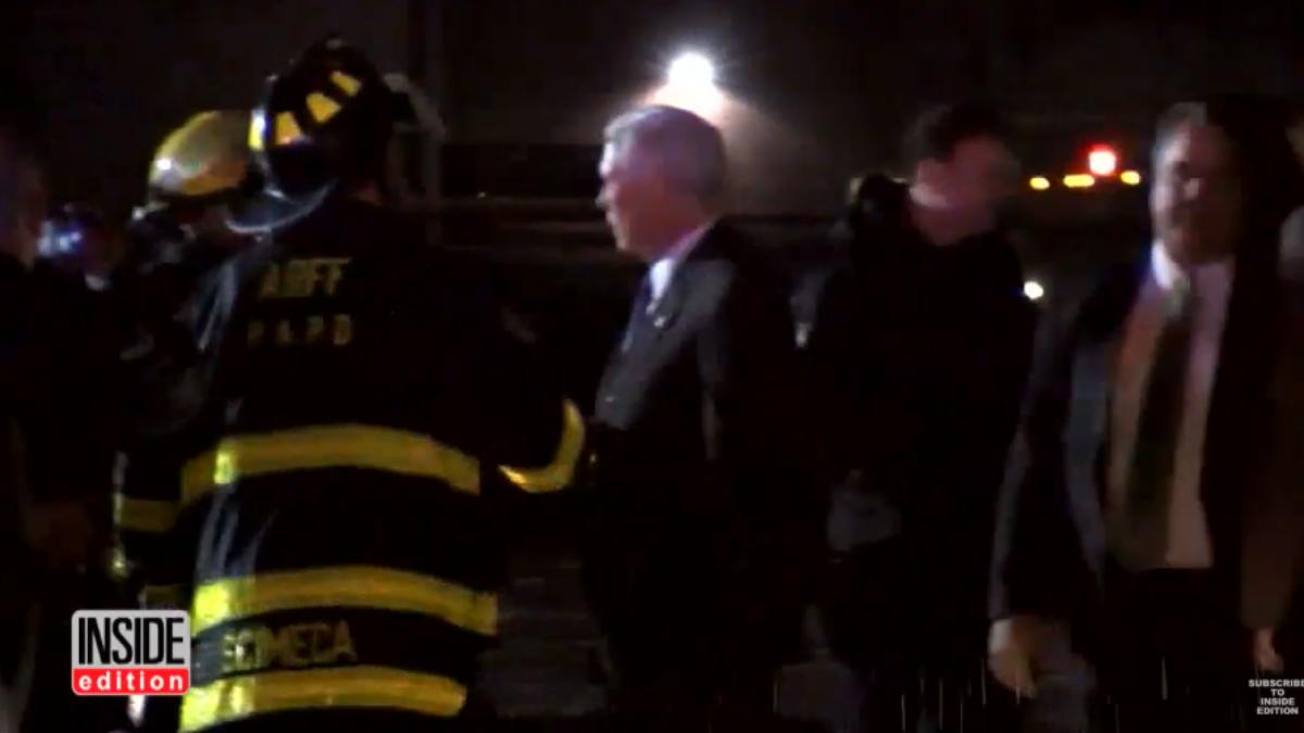 前美國前副總統彭斯(Mike Pence)險遇死劫。(圖/翻攝自Inside Edition YouTube)