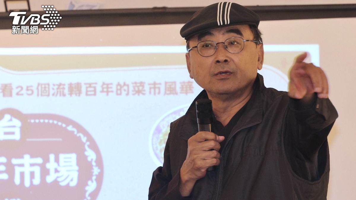 漫畫家魚夫。（圖／中央社）