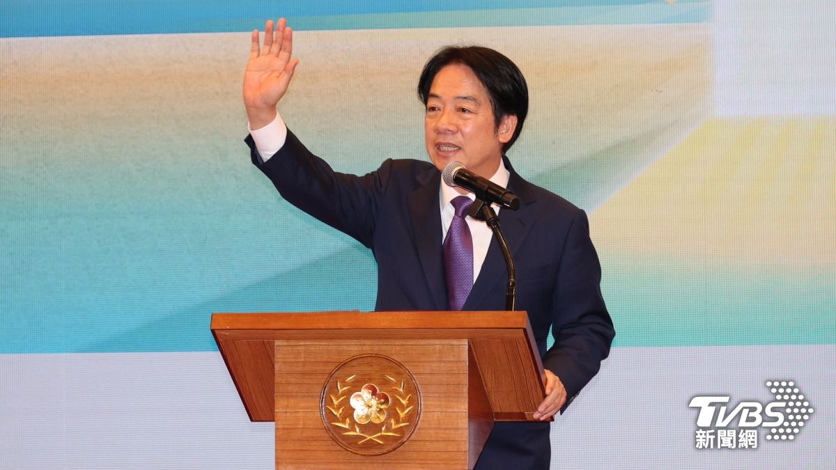 總統賴清德今（1）日發表元旦談話。（圖／潘建樺攝）