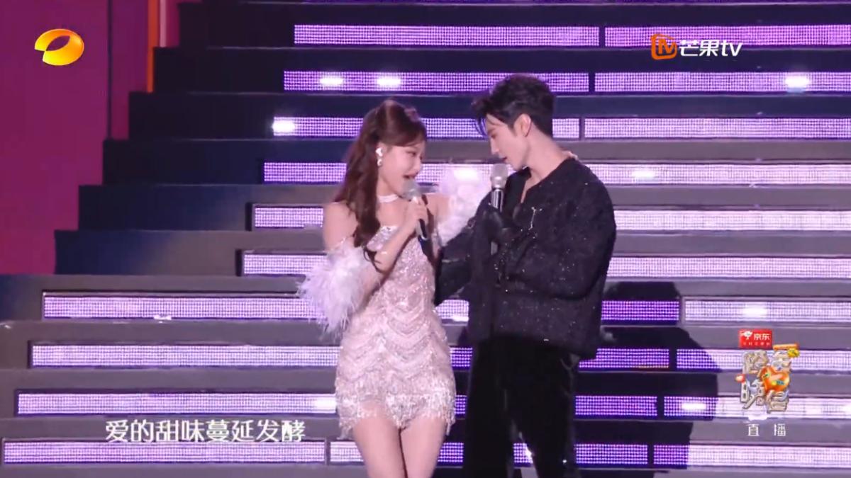 陳哲遠與程瀟浪漫共舞。（圖／翻攝自「湖南衛視芒果TV」YT頻道）