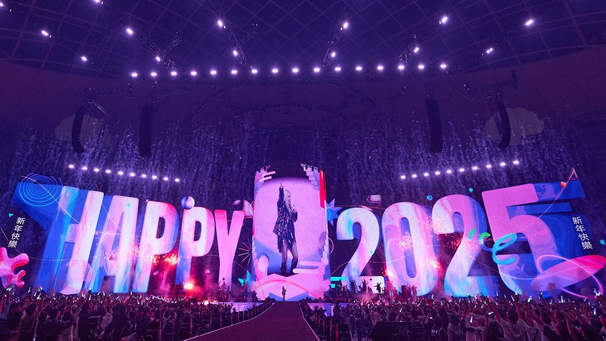 張惠妹陪伴歌迷迎接2025年。（圖／聲動娛樂提供）