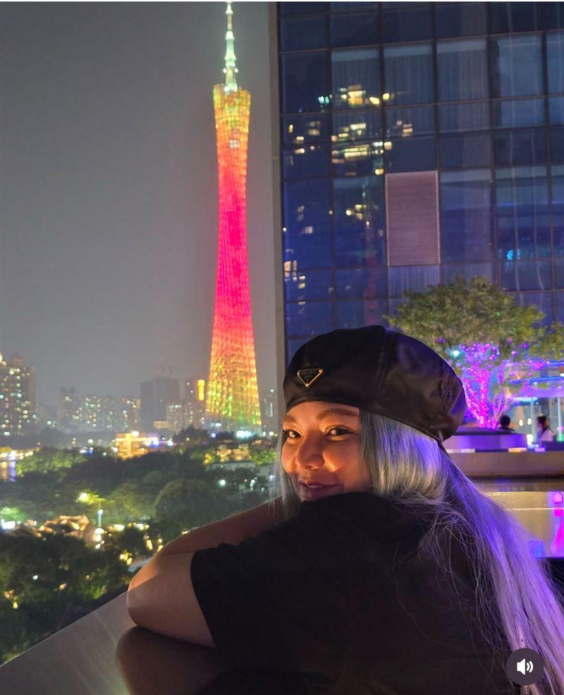 小甜甜去年7月宣布離開台灣，到大陸發展。（圖／翻攝自小紅書＠小甜甜張可昀）